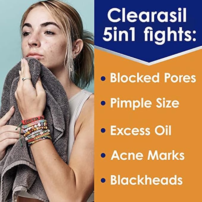 Clearasil ULTRA 5IN1 FACIAL CLEANSING PADS, 90 COUNT - Image 2